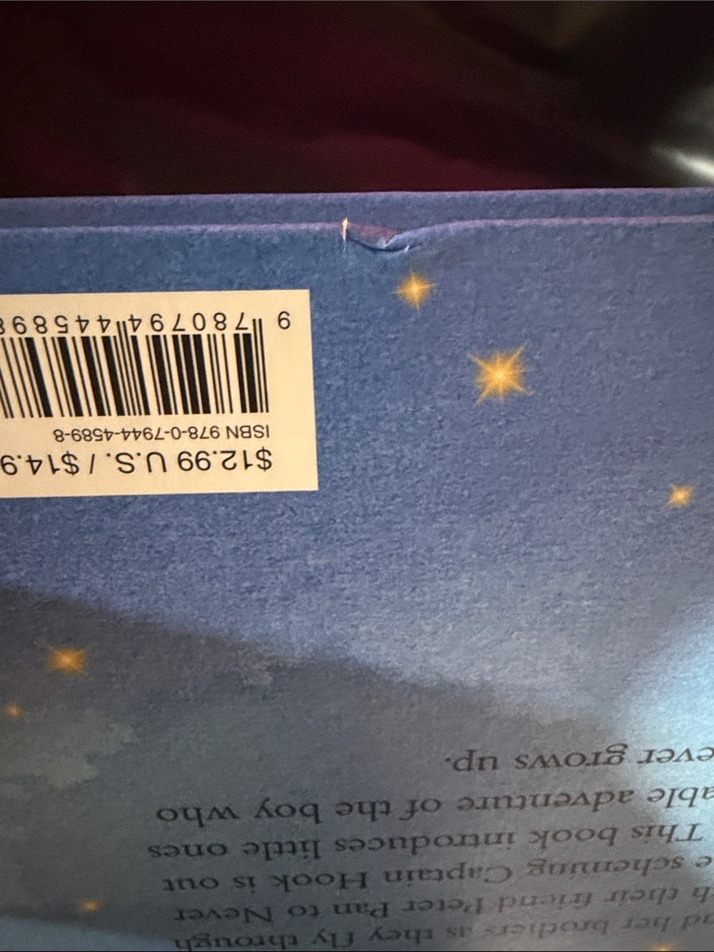 Disney Peter Pan Board Book - Picture 4 of 4
